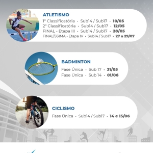 Seletivas Estaduais do Jeesp tem início no mês de maio